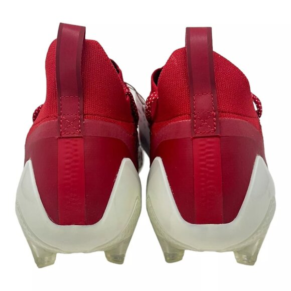 Adidas Adizero Primeknit Football Cleats Red/White Men's Size 12.5 (HP8745) NEW! - Picture 5 of 7